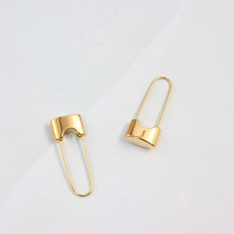 Simple Fashion Stainless Steel Earring Lock Shape