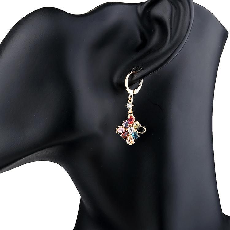 Women Wedding Chinese Gold African Jewelry Set Made with 18K Gold Plating