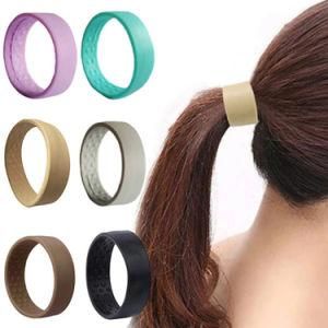 Hot Sale Magic Ponytail Holder Hair Tie Foldable Hair Scrunchies Silicone Stationary Elastic Hairband Simple Hair Accessories