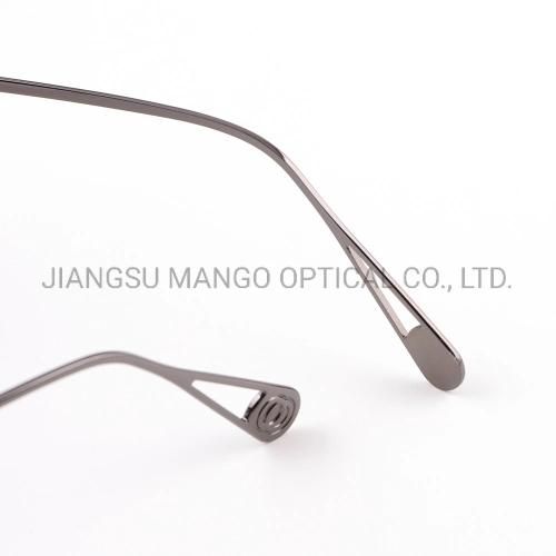 Square Shape Steel Temples Oversized Sun Glasses