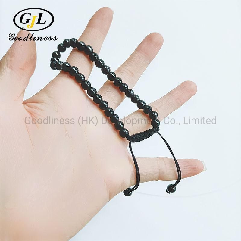 Fashion Titanium Steel Bead Bracelet Chain Length Adjustable Men Bracelet
