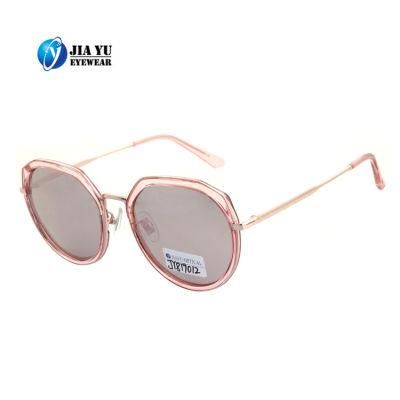 Wholesale New Trendy Custom Logo Round Fashionable Metal Womens Sunglasses