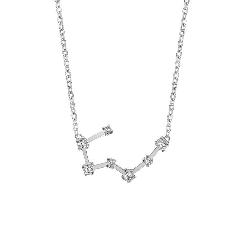 Manufacturer Custom None Tarnish Fashion Jewelry High Quality Stainless Steel with Zircon Celestial Necklace Chain jewellery