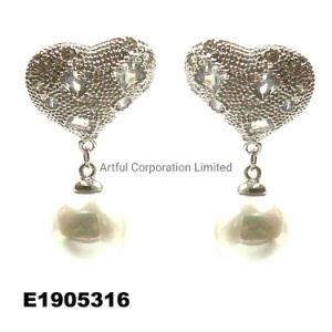 S925 Silver Needle Earring Pearl Earring Jewelry for Women