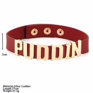3 Colors Harley Quinn Puddin Choker Suicide Squad Collar Necklace