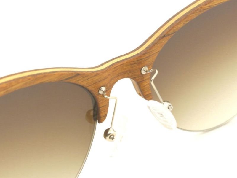 2020 Newest Fashionable Cat Eye Women Wooden Sunglasses