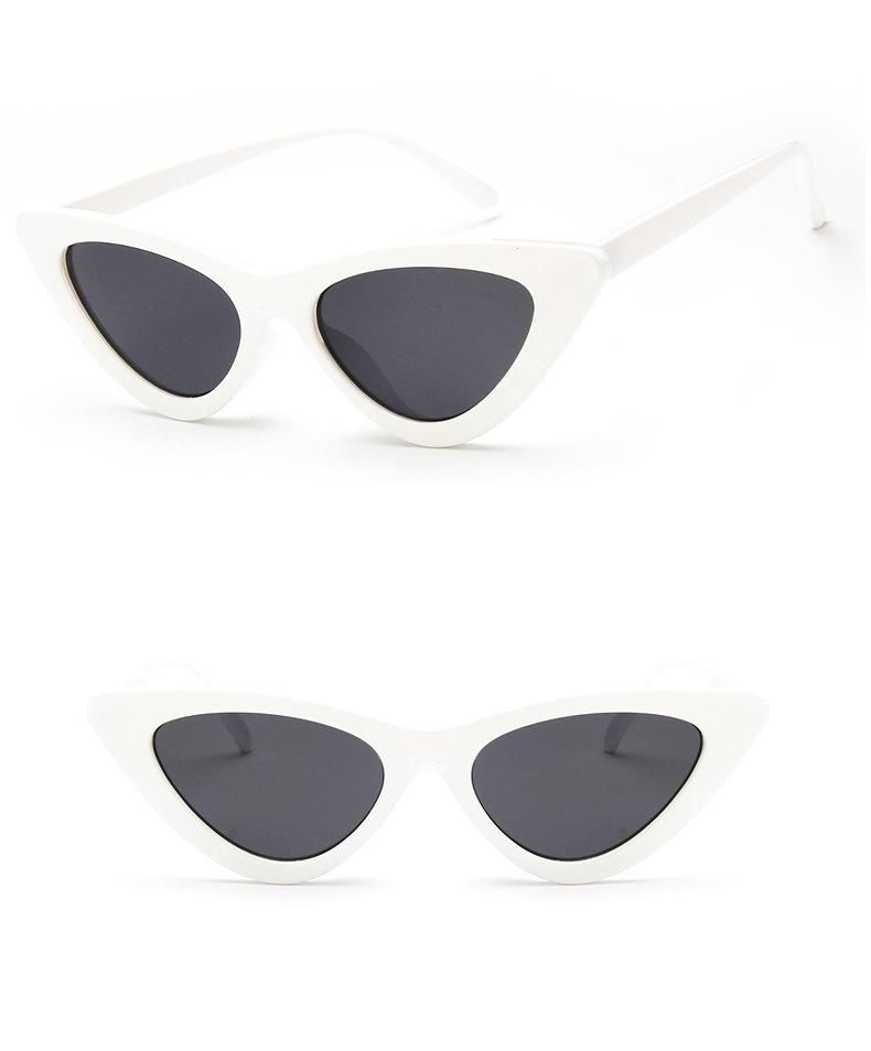 Retro Triangle Cat Eye Sunglasses Sunglasses Sunglasses Metal Hinge