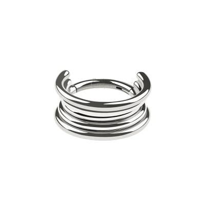 Eternal Metal ASTM F136 Titanium Five Levels Hinged Segment Hoop Rings Piercing Jewelry