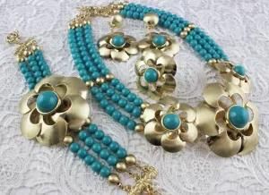Wedding Big Jewelry with Beads (EF0031)