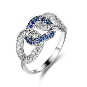 Fashion Triple Circle Jewelry Luxury Ring