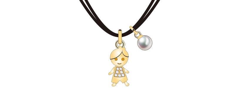 2020 New Creative Couple Series Pearl Golden Boy Jewelry Set