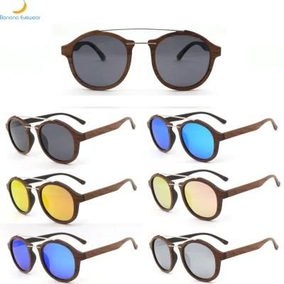 Double Bridge Fashion Rose Wood Wholesale High Quality Wooden Sunglasses