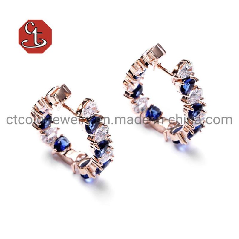 Hot Sale Gem Stone Jewelry Silver or Brass Bracelets for Women Party