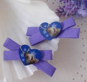 Disney Frozen Heart Shape Hair Clips