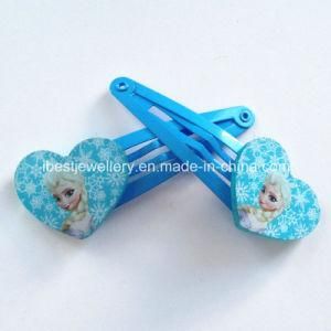 Frozen Else Kids Hair Clips -Plastic Heart Printing Logo Snap Clips Sets