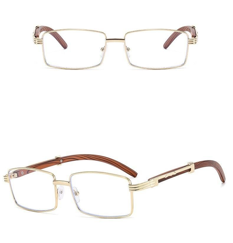 New Metal Small Square Sunglasses Sunscreen Sunglasses