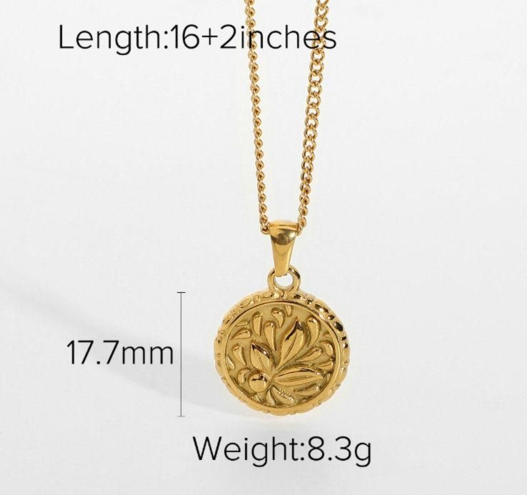 Manufacturer Custom Stainless Steel Christmas Necklace, 18 Gold Plated Christmas Chain, 18 K Gold Plated jewellery