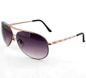 High Quality Fshion Polarized Metal Sunglasses for Women (14230)