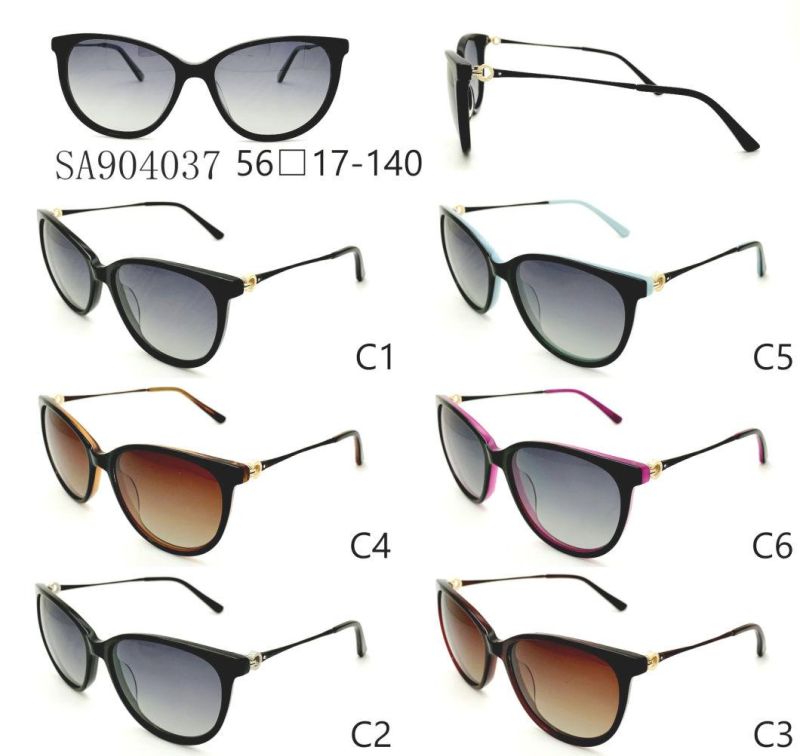2020 Fashion Cat Eye Women Acetate Sunglasses in Stock