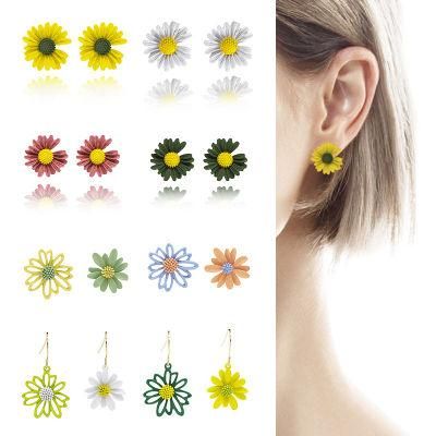 Daisy Flower Stud Earrings and Drop Earring Fashion Jewellry