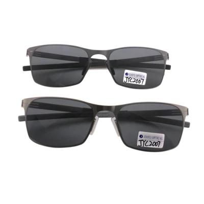 Wholesale Polarized Metal Square Italian Eyewear Brands Custom Men Sunglasses