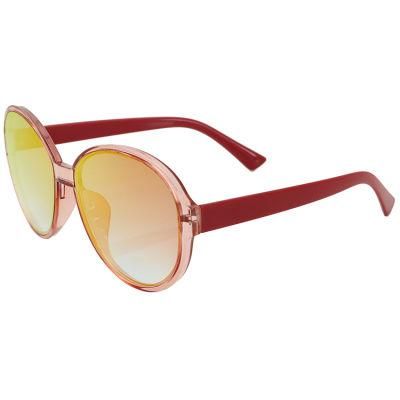 2022 Round Shape Red Mirror Fashion Sunglasses