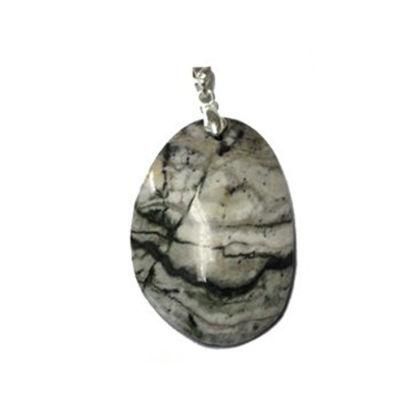 Precious Stone Pendant with High-Quality Semi-Precious Stone, Various Designs Available