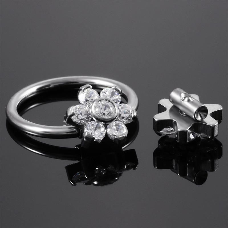 ASTM F136 Titanium Hinged Segment Ring Segment Clicker Body Jewelry Piercing Jewelry
