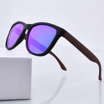 Plastic Frame Wooden Custom Polarized Sunglasses Lentes De Sol
