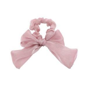 Bow Shiny Fabric Scrunchie Fashion Accessories Hair for Woman Summer 2020 High Quality Clothing