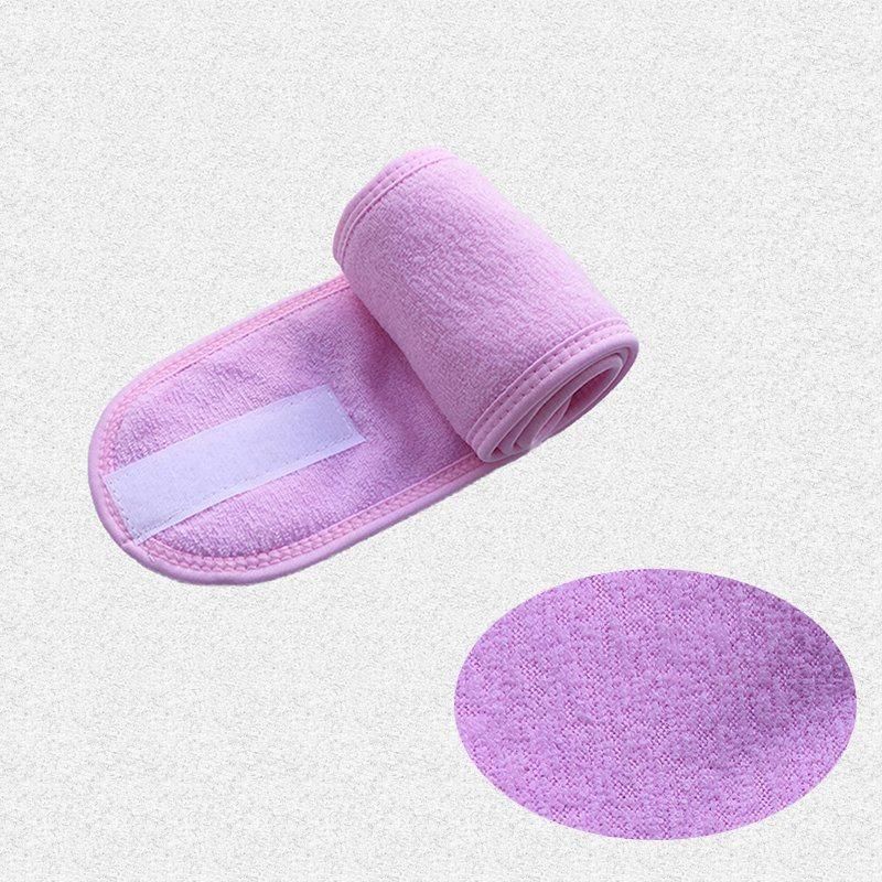 Microfiber Fabric Cloth Headband Towel SPA Make up Reusable Hairband Towel