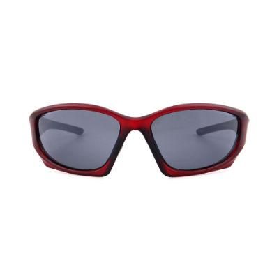 Crystal Red and Black Cool Sports Sunglasses