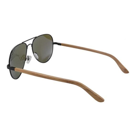 Custom Logo Designer Polarized Sunglasses Bamboo