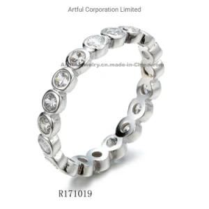 New Design Bezel Silver Ring Fashion Ring Fashion Jewelry