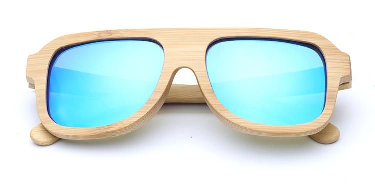 Round Face High Quality Custom Wooden Sunglasses
