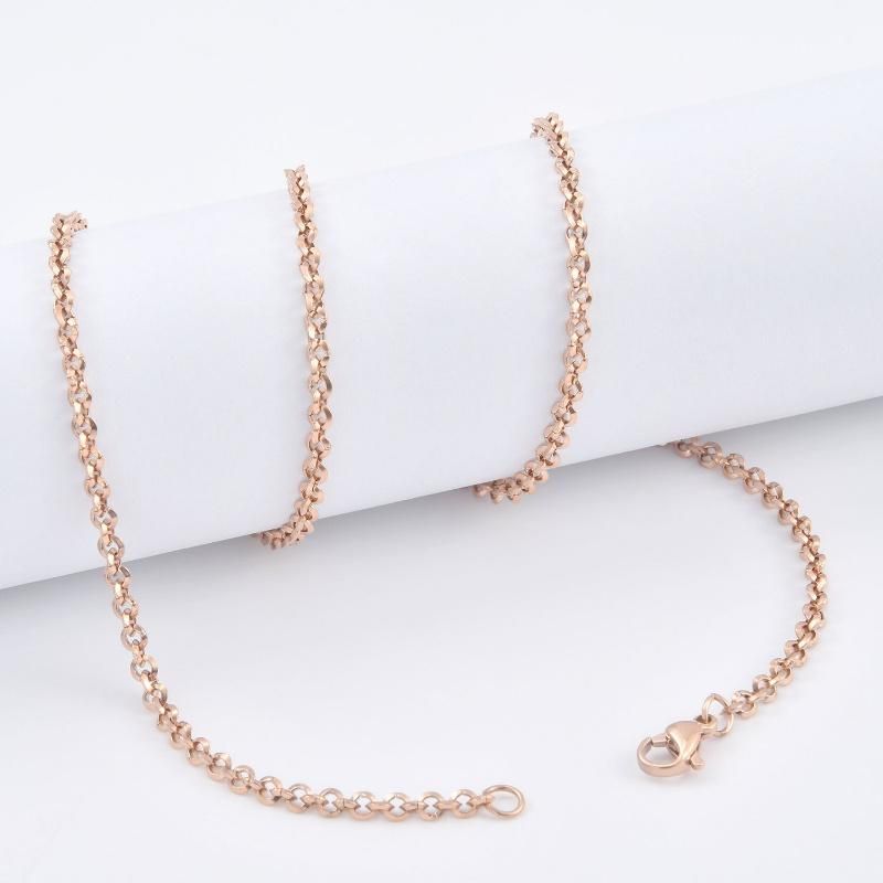 Hot Selling Fashion Accessories Jewelry Triangle Wire Belcher Chain Jewellry for Bracelet Necklace Jewelry Design