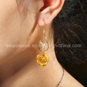 Yellow Fashion Earrings