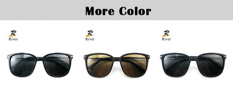 New Design Cat Ear Tr Frame Stock Polarized Men Sunglasses