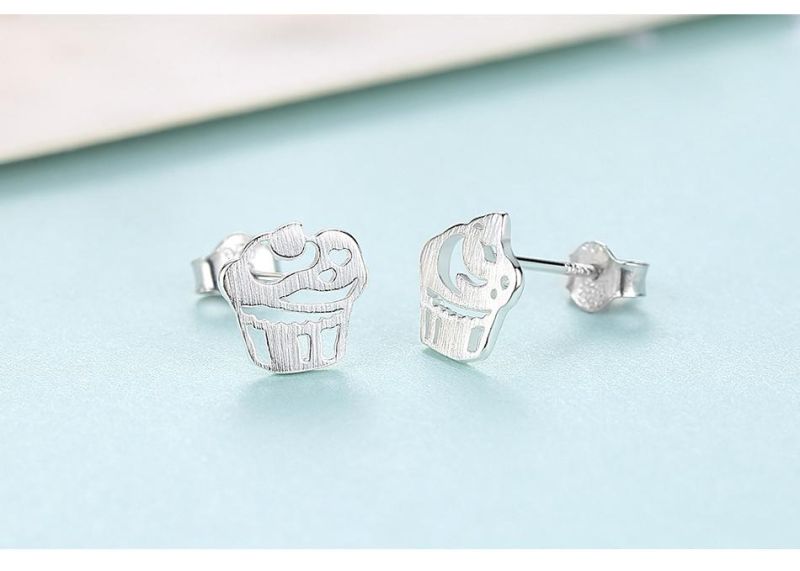 Korean 2021 Earrings Jewelry Mini Cake Studs
