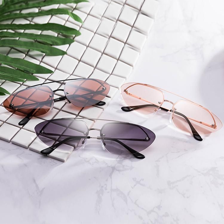 2019 Newly Designer Style Metal Sunglasses