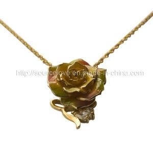 24k Gold Rose Necklaces for an Anniversary Gift (XL008)