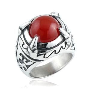 Top Selling Fashion 316L Stainless Steel Jewelry Coral Ring