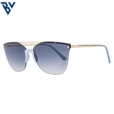 BV Hot Selling Rimless Fashion Sunglasses with Multi Color Lenses