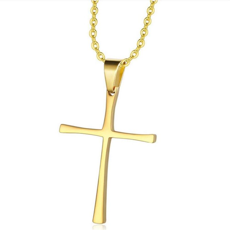 Fashion Stainless Steel Cross Crucifix Necklace