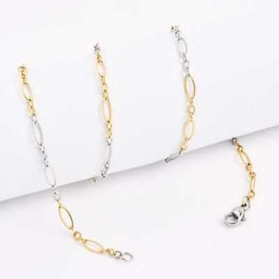 316L Stainless Steel Necklace Gold Plated Necklace Anklet Bracelet Jewellery Chain Fashion Necklace for Jewelry Making