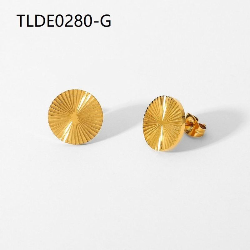 Stainless Steel Fashion Jewelry Brand Design Earring, Fashion Gold Jewelry, Round Stainless Steel Earring High Quality Circle Earring