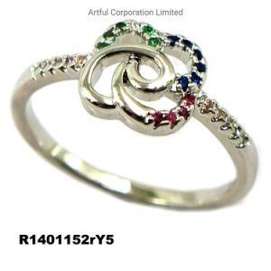 Hot Sale 925 Sterling Silver Ring with Customized Design