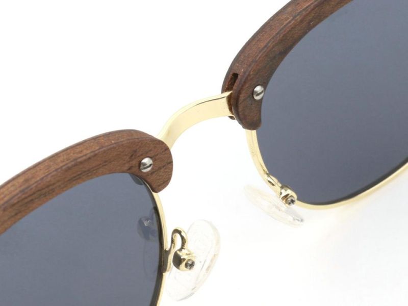 2020 Fashionable Eyebow Wooden Sunglasses Ready to Ship