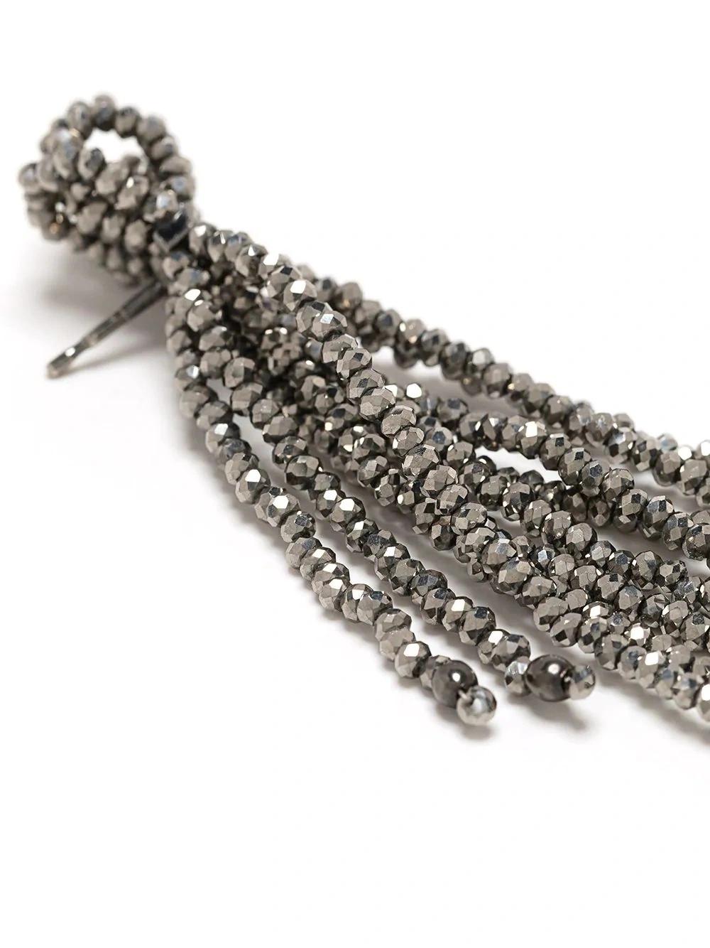 Fashion Creative Round Beads Tassels Elegant Earrings Jewelry