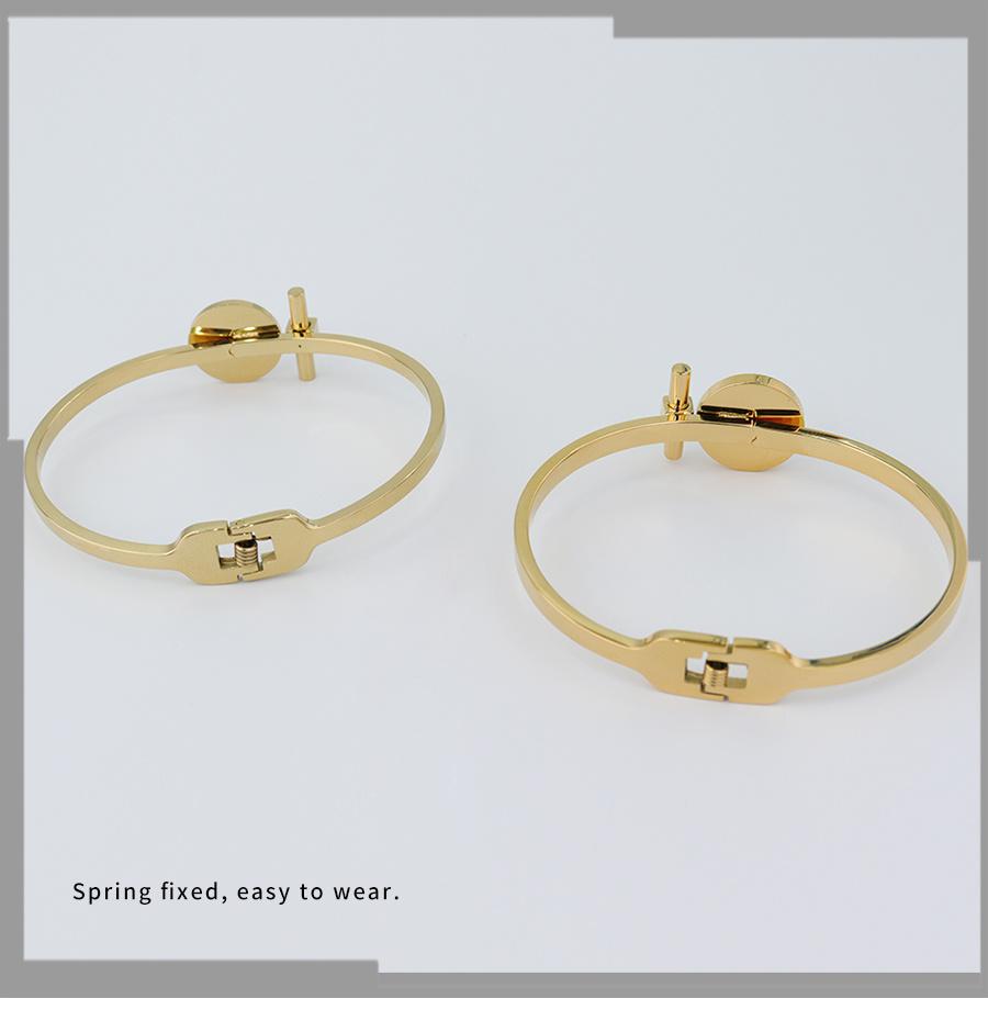 Versatile, Simple and Elegant Women′ S 14K Gold Fritillaria Bracelet